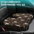 thumbnail image 4 of Premium Dog Pattern Memory Foam Seat Cushion Ergonomic Chair Pad for Office Chair, Car, Airplane & Bleachers Sciatica, Tailbone Hip & Back Pain Relief - Chair Cushion for Long Office Workers., 4 of 5