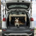 thumbnail image 6 of Pet Playpen Dog Crates for Dogs, Adjustable Fabric Cover by Spiral Iron Pipe, Strengthen Sewing Dog Travel Crate 3 Door Design,Dog Crate, 6 of 6