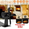 thumbnail image 3 of 4 Blades Home Fireplace Fan Efficient Heat Distribution Fans, 3 of 8