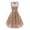 Khaki, variant on Summer Dresses for Women 2022 Beach Women Vintage Princess Floral Lace Cocktail V-Neck Party Aline Swing Dress Women's Plus Ball Gown Dress Style 6558, Female Above Knee Dresses Khaki XL