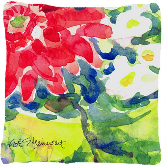 Carolines Treasures Flower Decorative Fabric Pillow