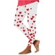 thumbnail image 1 of TaTaai Valentine's Day Printed Elastic Women High Waisted Skinny Yoga Leggings Non-see-through Breathable Gym Workout Training Casual Daily Full Length Pants Gift, 1 of 8