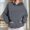 Gray, variant on Womens Hoodies Pullover Long Sleeved Hooded Stripe Pleated Front Pocket Casual Sweatshir Oversized Fall Winter Comfortable Party Vacation Fashion Top(Green)