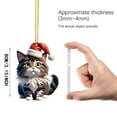 2d-acrylic-cartoon-cat-christmas-tree-pendant-christmas-cartoon-cute