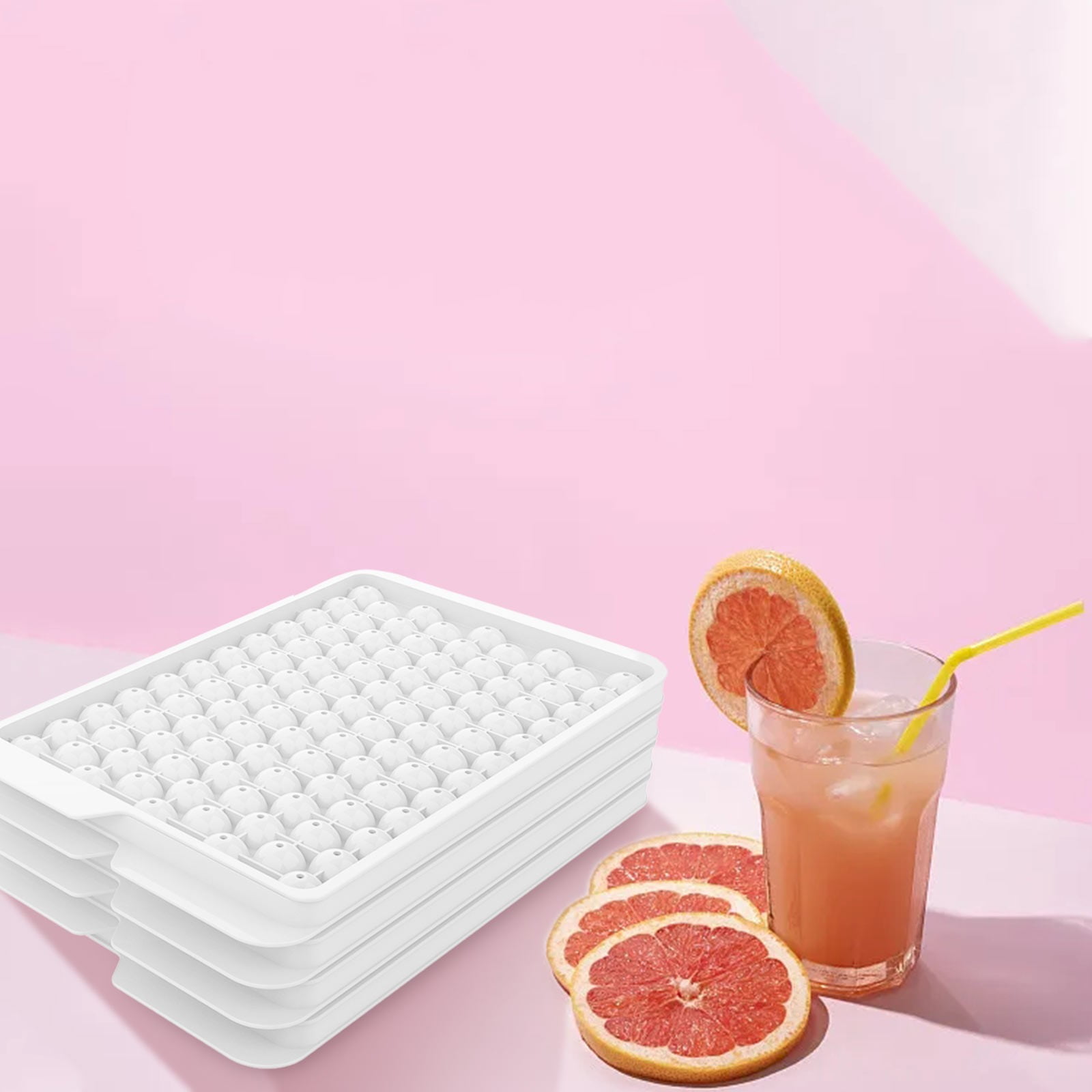 Trays Small Tray Crushed Ice Tray For Chilled Drinks Coffee Juice Freezer Trays Baby Food Silicone Ice Silicone Freezing Tray round Ice Trays Small Ice Cubes Ice Trays for Ice for Infusion Set Ice