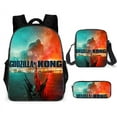 thumbnail image 2 of Godzilla Vs King Kong Schoolbag, Student Backpack, Godzilla Vs Kong Three-Piece Backpack-Youyoupin, 2 of 3