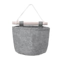 thumbnail image 1 of Linen Hanging Bags for Wall Storage Organizer with Wooden Pole Multi Cotton Linen 12.5 x 7.8 x 4.3 inches, 1 of 2