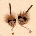 thumbnail image 7 of Simulated Cowhide Tail Mouse Toying Stick with Replacement Head Interactive Cat Teaser for Hunting Instincts and Solo Play, 7 of 7