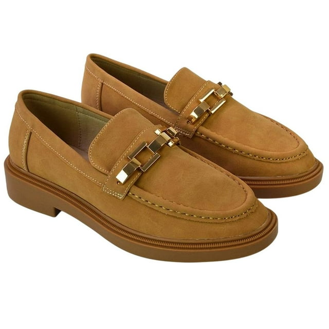 XY London Mocassins pour Femmes Dakoa à Détail Chaîne