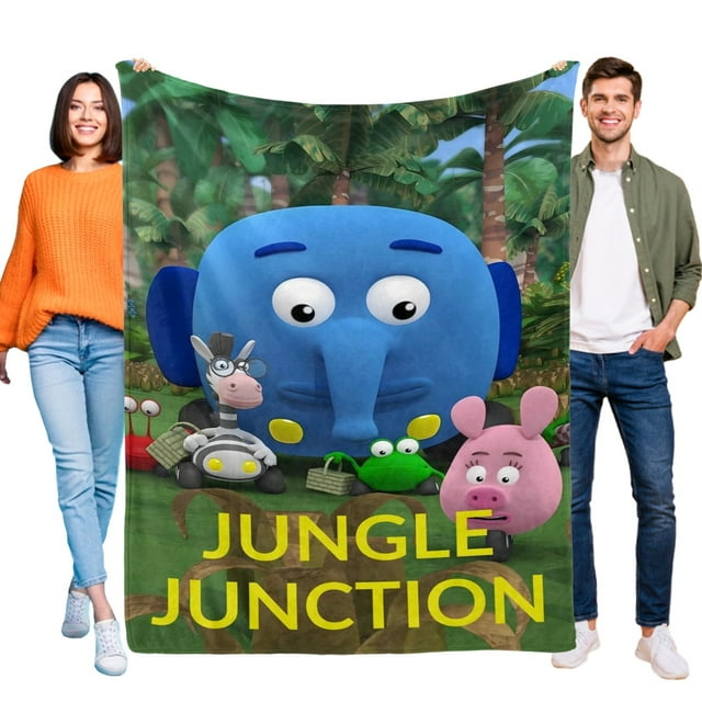 Junction Jungle anti-pilling, suave, ligera, esponjosa y acogedora de lujo para hogar y cocina – Perfecta para niños y adultos,50X70cm