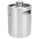 thumbnail image 3 of Mini barril de cerveza de 2L, barril de cerveza de acero inoxidable con tapa en espiral para accesorio de elaboración casera, 3 of 14