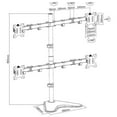 thumbnail image 2 of GlobalTone Desk Mount Bracket 4 Articulated Arms For Tvs / Monitors 13" À 27" With Heavy Base, 2 of 2