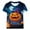 1# Pumpkin, variant on DDSOL Boy Halloween Tee Shirt Pumpkin Graphics Short Sleeve Tops Blue Size 6