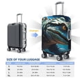 thumbnail image 6 of Balery Luggage Cover Starry Sky Colorful Crocodile A Print Suitcase Covers for Luggage Elastic Washable Suitcase Protector Fits 18-32 Inch Luggage-Large, 6 of 9