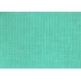 thumbnail image 1 of Ahgly Company Machine Washable Indoor Rectangle Solid Turquoise Blue Modern Area Rugs, 2' x 4', 1 of 4
