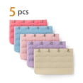 thumbnail image 2 of Par 4 Gancho Brassiere La Correa Del Sujetador Extensores Damas Multicolor-5pcs Talla única, 2 of 5