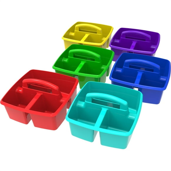 STOREX Classroom caddy, Assorted Colors (Case of 6)