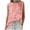 Pink, variant on Shirts for Women Plus Size Sleeveless Round Neck Floral Printed Casual Tank Top Beige L