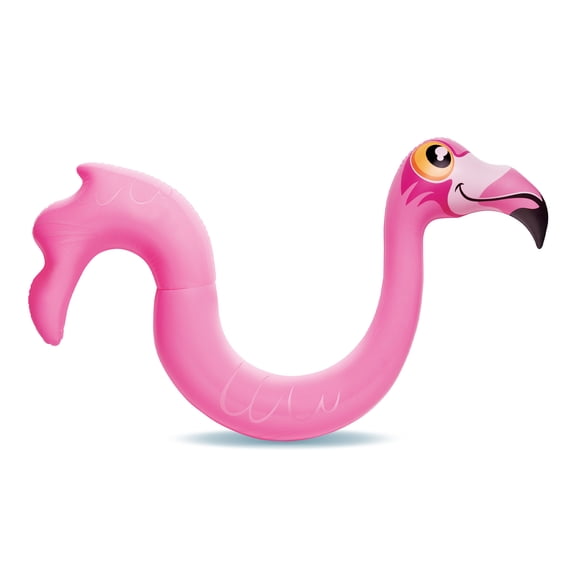 Bluescape Flamingo Pool Noodle – Inflatable Pink Pool Float for Kids & Adults, Fun Flamingo Design