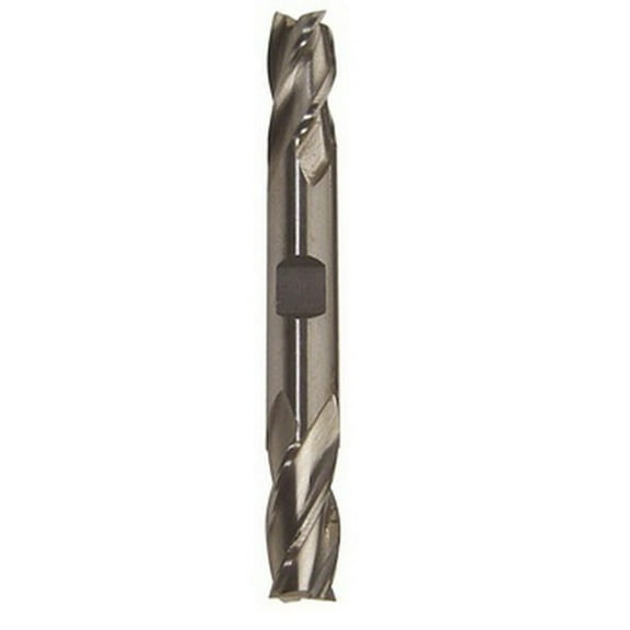 Drill America BRCF212 3/8" X 3/8" HSS 4 Flute Double End, End Mill, Drill America
