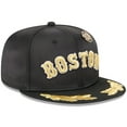thumbnail image 3 of Men's New Era  Black Boston Red Sox 2025 59FIFTY Day Gold Leaf 59FIFTY Fitted Hat, 3 of 5