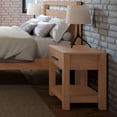 thumbnail image 3 of Grain Wood Furniture Loft Nightstand, Solid Wood with Acacia Finish, 3 of 8