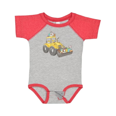 

Inktastic Construction Easter Bunnies Gift Baby Boy or Baby Girl Bodysuit