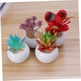 thumbnail image 4 of FENGGUIQU 4Ud Plantas Falsas Suculentas De Plástico Simulación Decorativa Para Habitación Y, 4 of 7