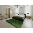 thumbnail image 4 of Ahgly Company Indoor Square Patterned Night Black Area Rugs, 6' Square, 4 of 6