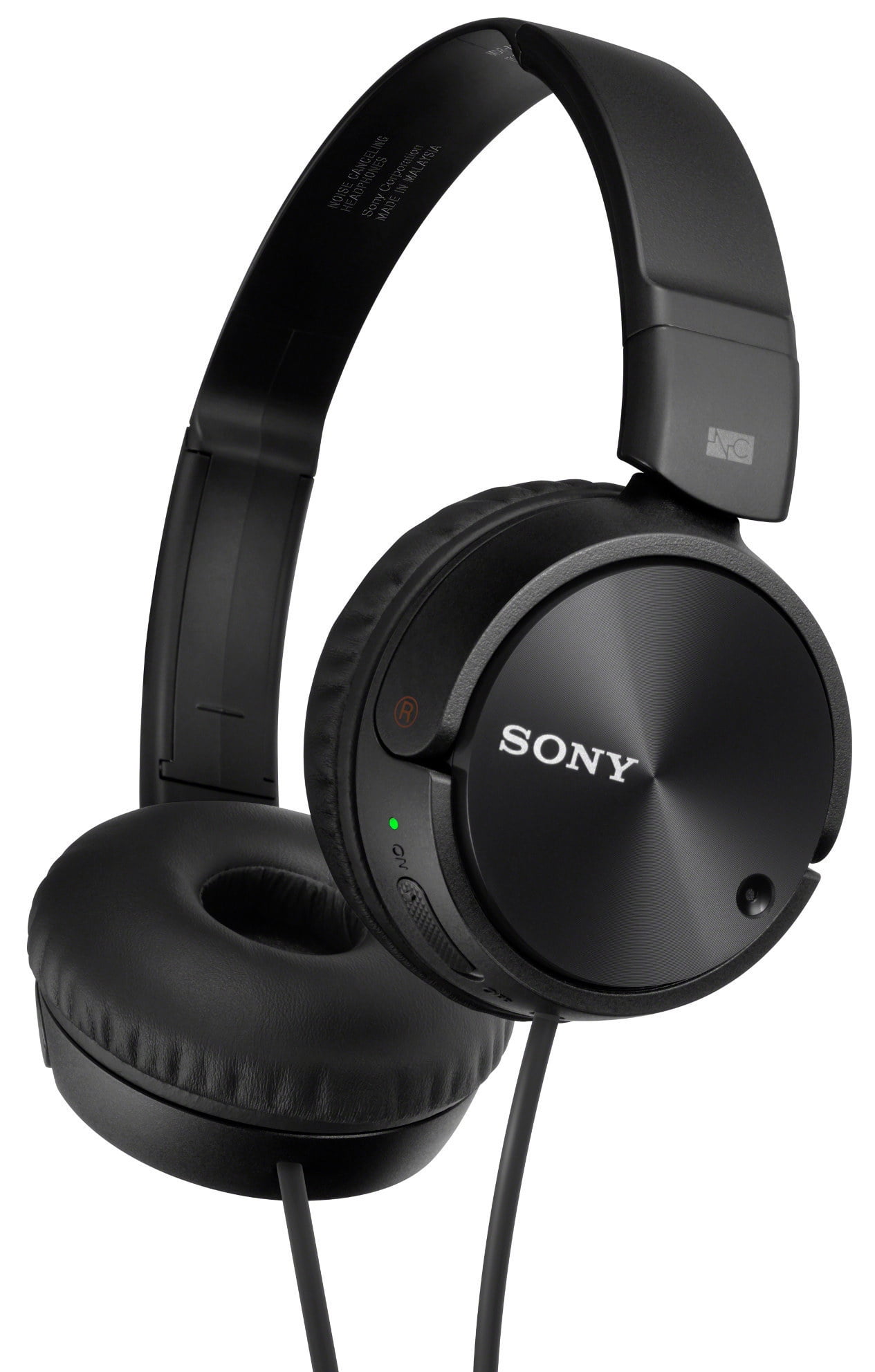 Sony Noise-Canceling Over-Ear Headphones, Black, MDRZX110NC