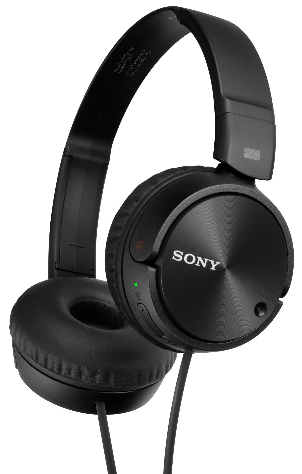 Sony Bluetooth Noise-Canceling Over-Ear Headphones, Black, MDRZX110NC - image 2 of 10