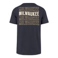 thumbnail image 3 of Men's '47 Navy Milwaukee Brewers Hang Back Franklin T-Shirt, 3 of 3