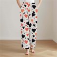 thumbnail image 3 of Puyaiuu Women's Pajama Pants With Pockets Flannel Pajama All kinds of Print Comfy Lounge Pant Fuzzy Sleep Bottoms with Pockets Gift, 3 of 5
