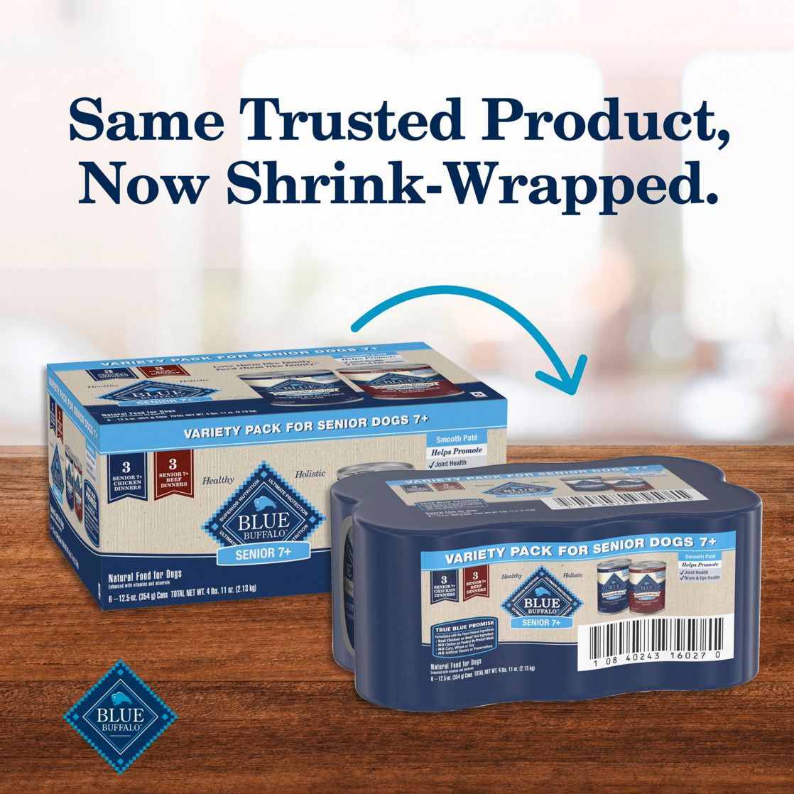 Blue Buffalo Homestyle Senior Wet Dog Food Variety Pack, 6 Cans photo 3