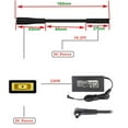 thumbnail image 2 of NATEFEMIN Custom-Fit DC Tip Converter Cable for Razer Blade Pro 17 & 15 Connects Slim Square Female to 3 Pin Male, 2 of 6