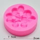 thumbnail image 5 of Moldes de silicona con forma de hortensia para decorar pasteles, magdalenas, postres, chocolate y fondant (rosa), 5 of 5