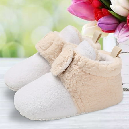 

Baby Booties Warm Slippers Toddler Winter Boots With Non Slip Bottom