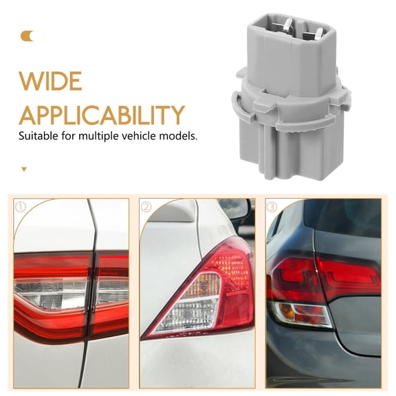 NICEXMAS Car Brake Light Socket for Turn Signal Tail Light Easy Install Wire Harness Holder Compatible with Various Models
