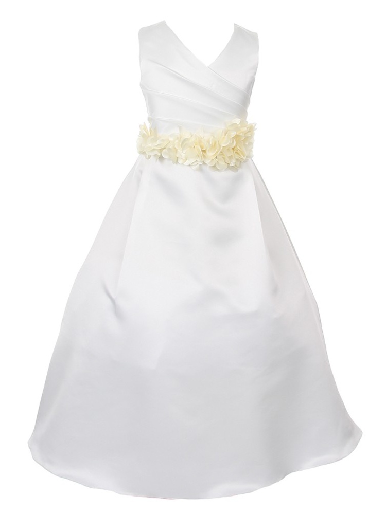 walmart ivory flower girl dresses