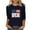 Blue, variant on Gamivast Placed Recently by Me 4Th of July Outfits for Women,3/4 Sleeve Crew Neck T-Shirt Tunic Tops Blouses, Fashion Print Tee Shirt Independence Day Shirts Blue L Previous History