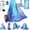 Cerulean, variant on Sensory Swing for Kids Indoor & Outdoor Double Layer Therapy Cuddle Hammock Chair with 360 Swivel Hanger Kit Adjustable Swing for Child and Adult with Aspergers Autism ADHD (Cerulean)