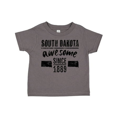 

Inktastic South Dakota Awesome Since 1889 Gift Toddler Boy or Toddler Girl T-Shirt