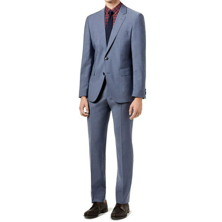 UPC 728677441604 product image for Hugo Boss Mens 40R Slim Fit Two Button Wool Suit Set | upcitemdb.com