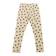 thumbnail image 2 of Legging George para Niña Diseño Corazones Negros Estampados Avena Talla 4, 2 of 4