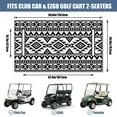 thumbnail image 3 of Universal Fit 51" x 31" Golf Cart Front Seat Cover, Soft Microfiber Towel for EZGO RXV, Club Car DS & Precedent, Yamaha, 3 of 8