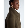 thumbnail image 4 of Scoop Women's and Women's Plus Oversized Faux Wool Coat, Sizes XS-4X, 4 of 7