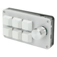 thumbnail image 1 of Mini Clavier Mécanique de Jeu, Clavier de Jeu Mini à 6 Touches Raccourci Clavier Programmable avec Bouton Clavier Mécanique Multifonction à une Main pour Bureau, Jeu, Musique, 1 of 7