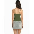 thumbnail image 2 of Women's Scoop Neck Cami Crop Tops Strap Camisole Tank Shirt Cami Cropped Tops, 2 of 4