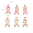 thumbnail image 2 of 30 Pcs Alloy Orange Enamel Ribbon Pendants Awareness Charms Pendants DIY Accessories, 2 of 5