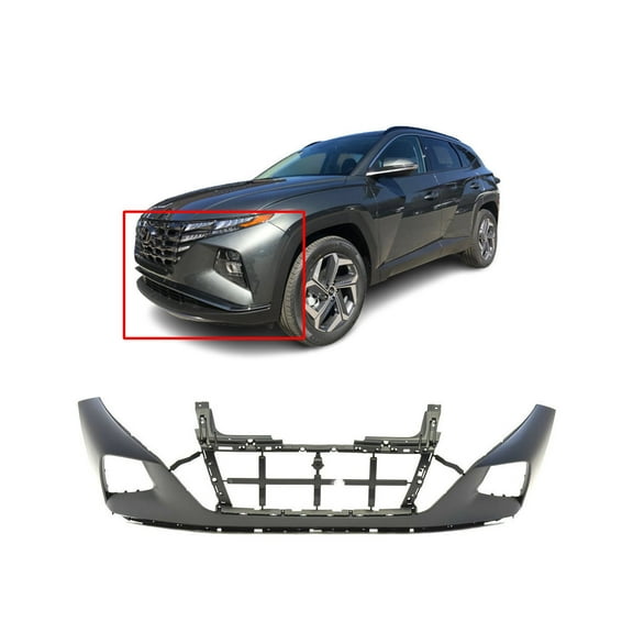 DCP Front Upper Bumper Cover For 2022-2023 Hyundai Tucson Primed HY1014106